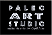 Logo atelier de création art composite Paléo Art Studio