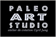 Logo atelier de création art composite Paléo Art Studio